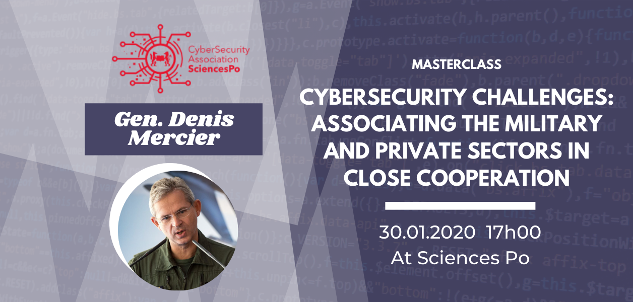 30/01/2020: Military-Private Cyber Cooperation with General Denis Mercier