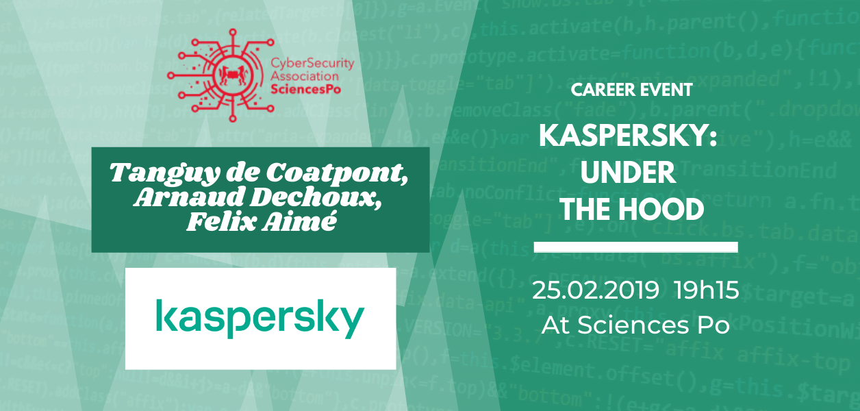 25/02/2021: Cyber Careers #3 Kaspersky: Under the hood