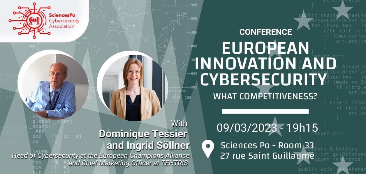 09/03/2023: European Innovation and Cybersecurity with Dominique Tessier and Ingrid Söllner