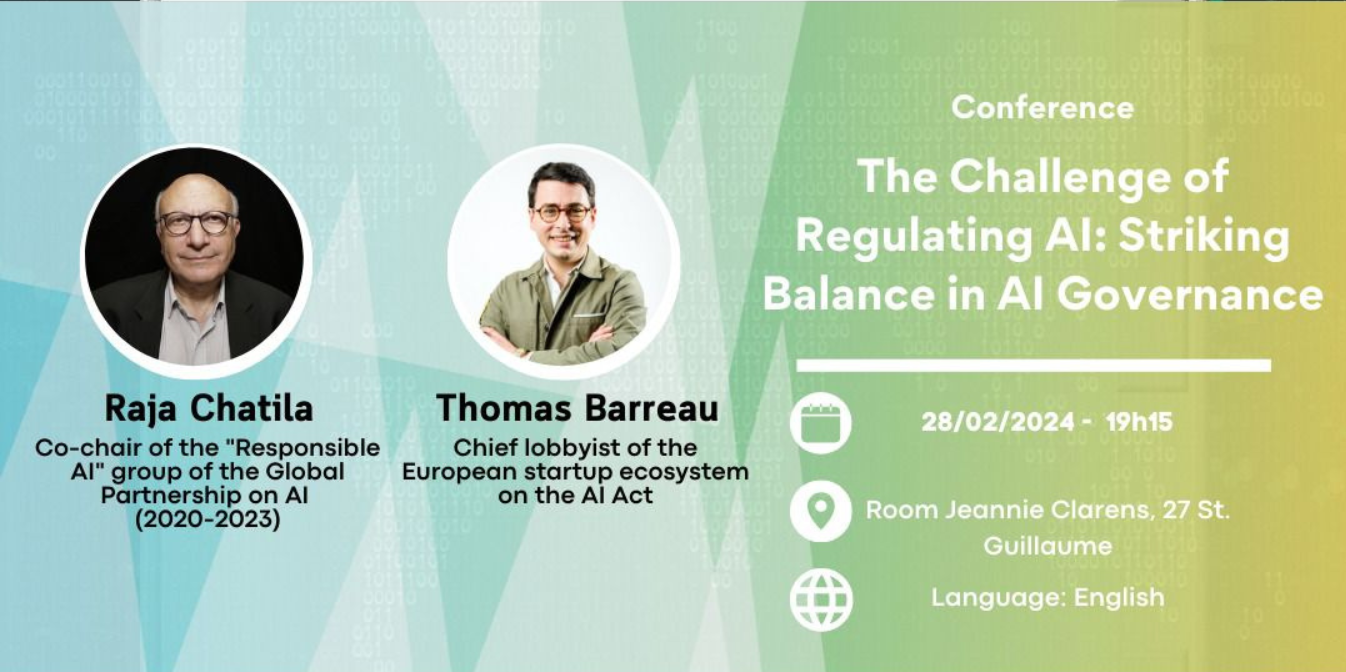 28/02/2024: The Challenge of Regulating AI: Striking Balance in AI Governance