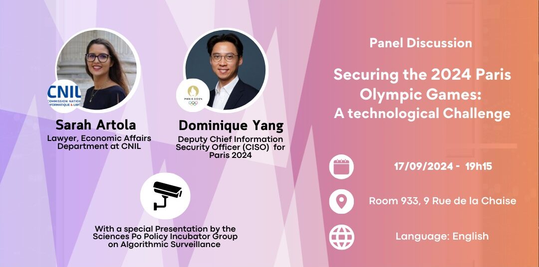 Securing the 2024 Paris Olympic Games: a technological challenge