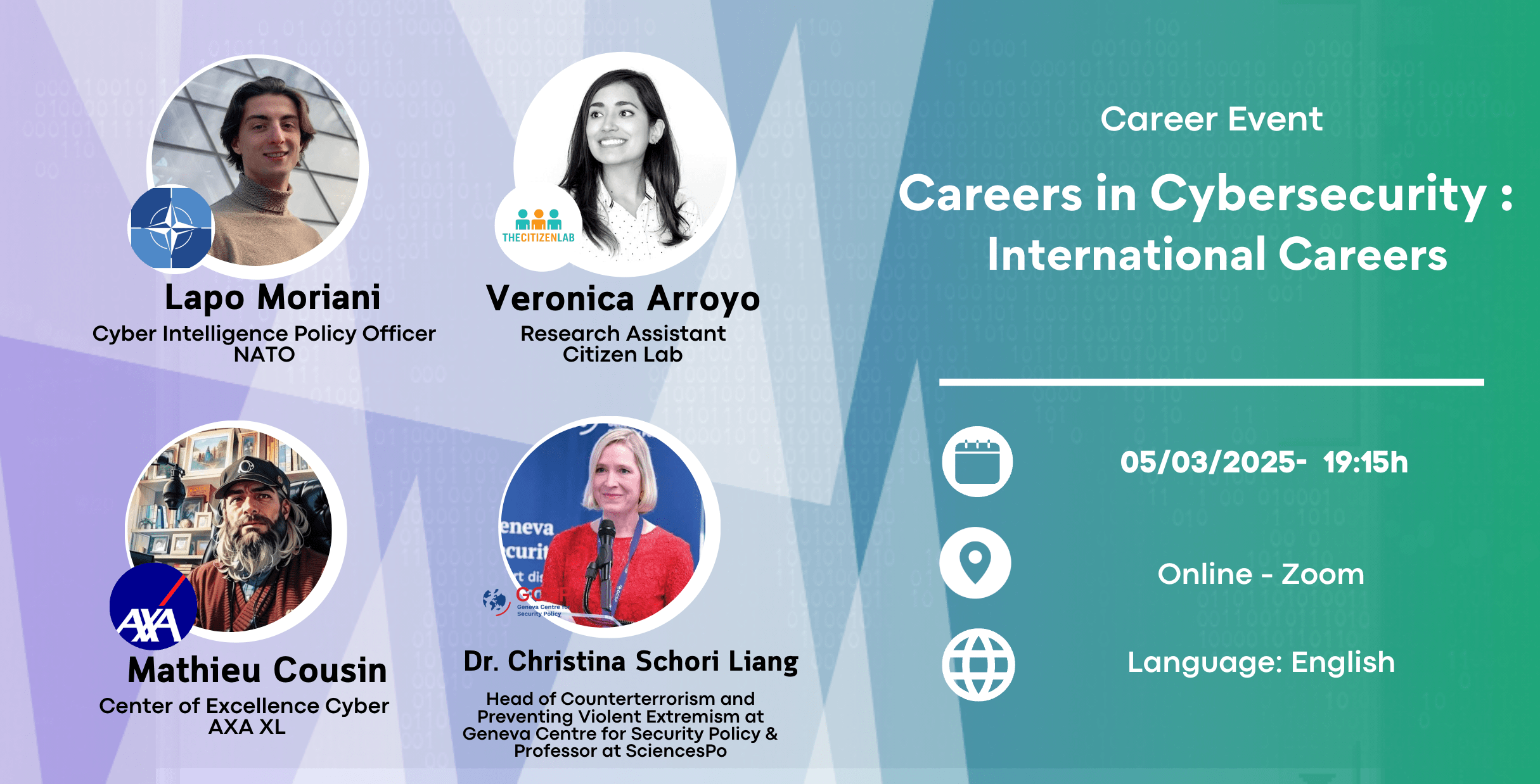 Careers in cybersecurity : international careers