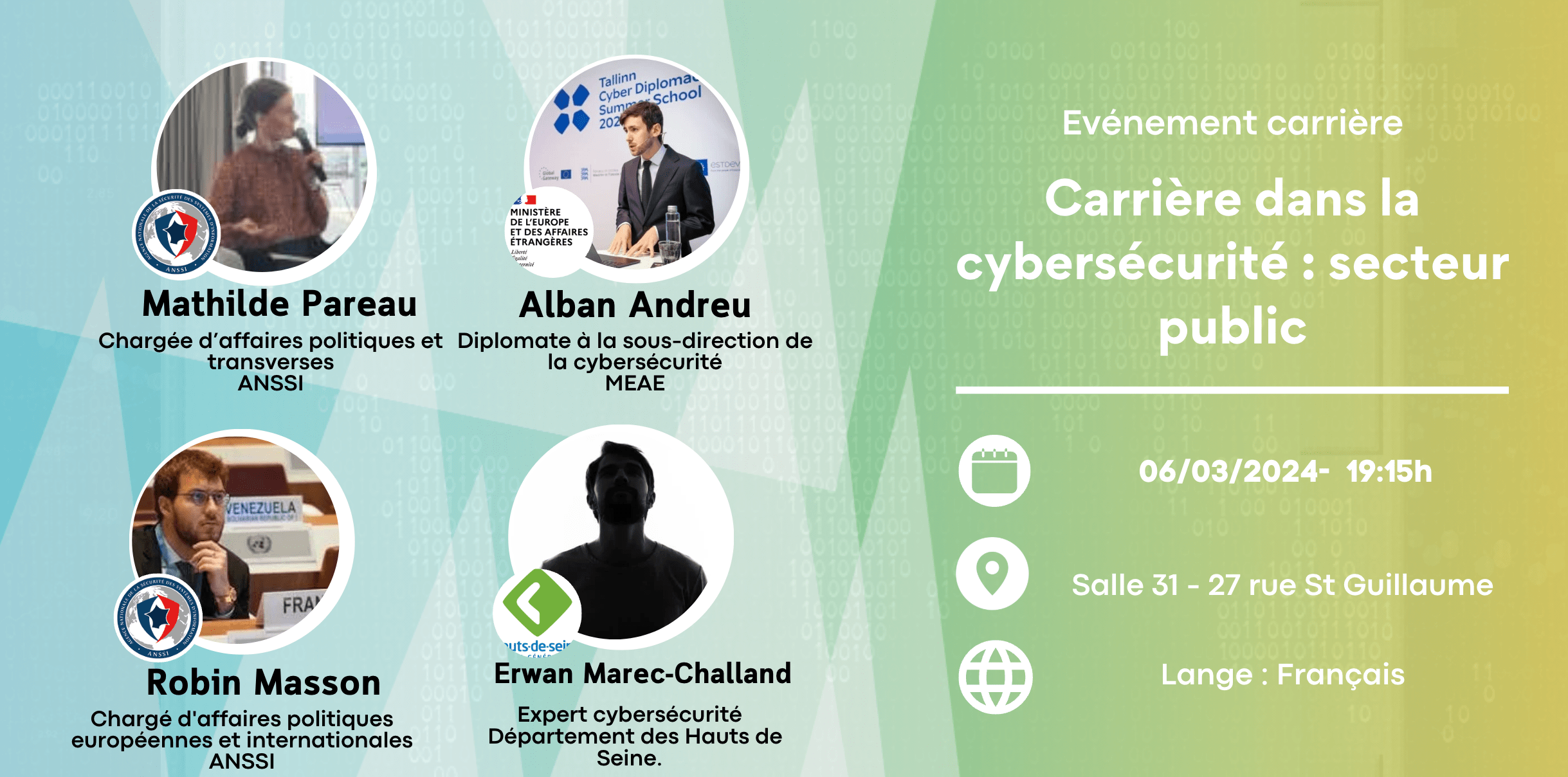 Carrières dans la cybersécurité: secteur public