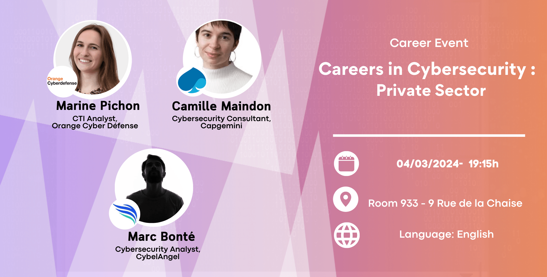 Careers in cybersecurity : private sector